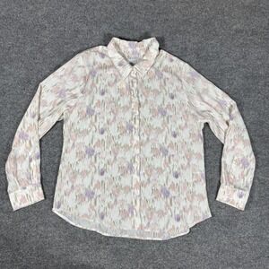 The Shirt Rochelle Behrens Shirt Womens 2XL Signature Button Up Blouse‎